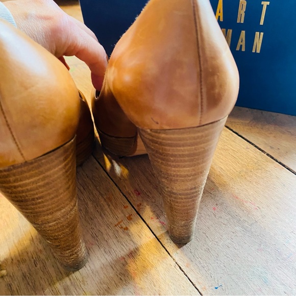 Stuart Weitzman NexPump Camel Platform Pump 8 - Picture 5 of 10
